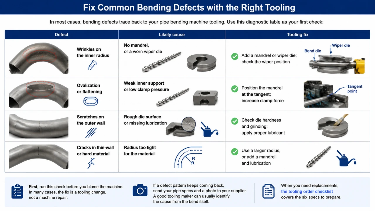 Fix Common Bending Defects with the Right Tooling