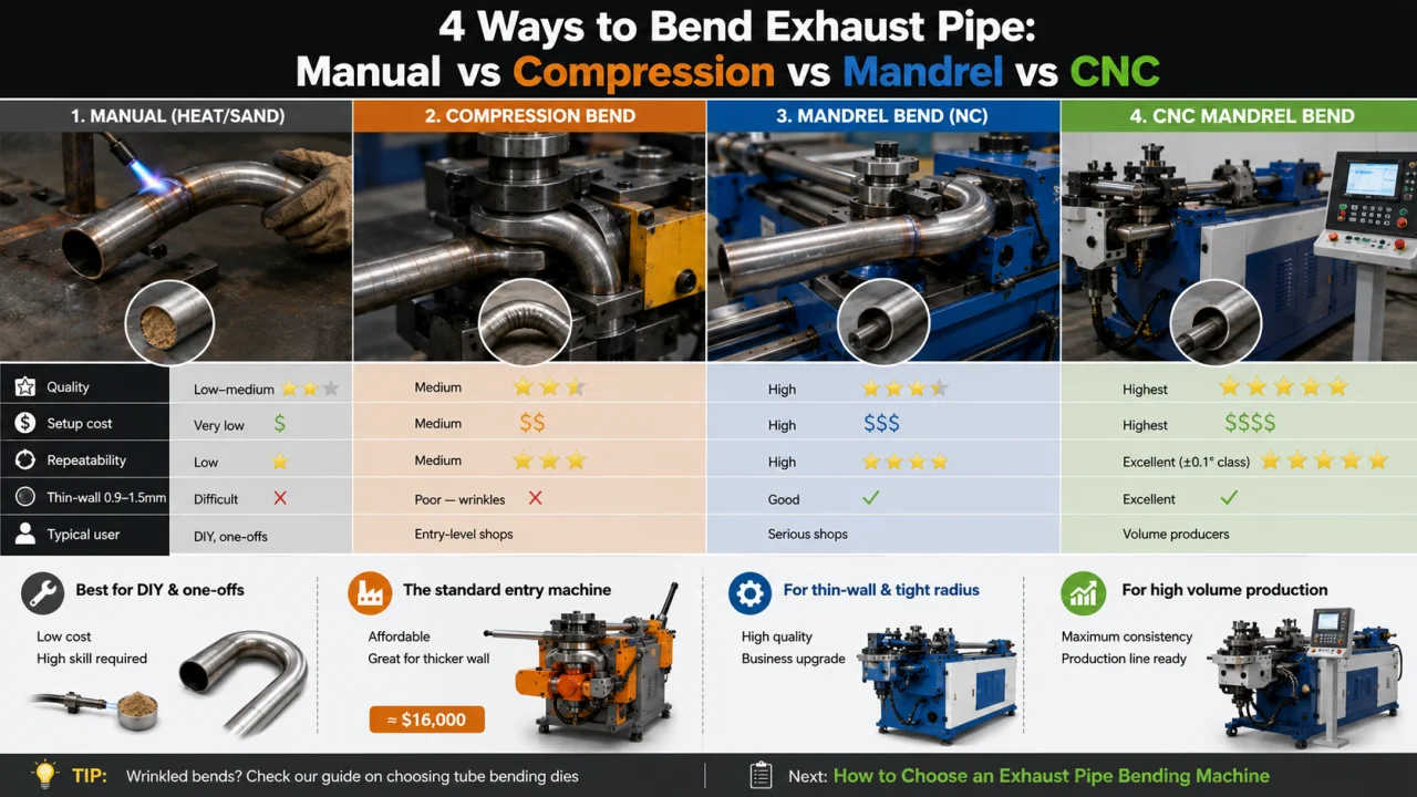 Ways to Bend Exhaust Pipe