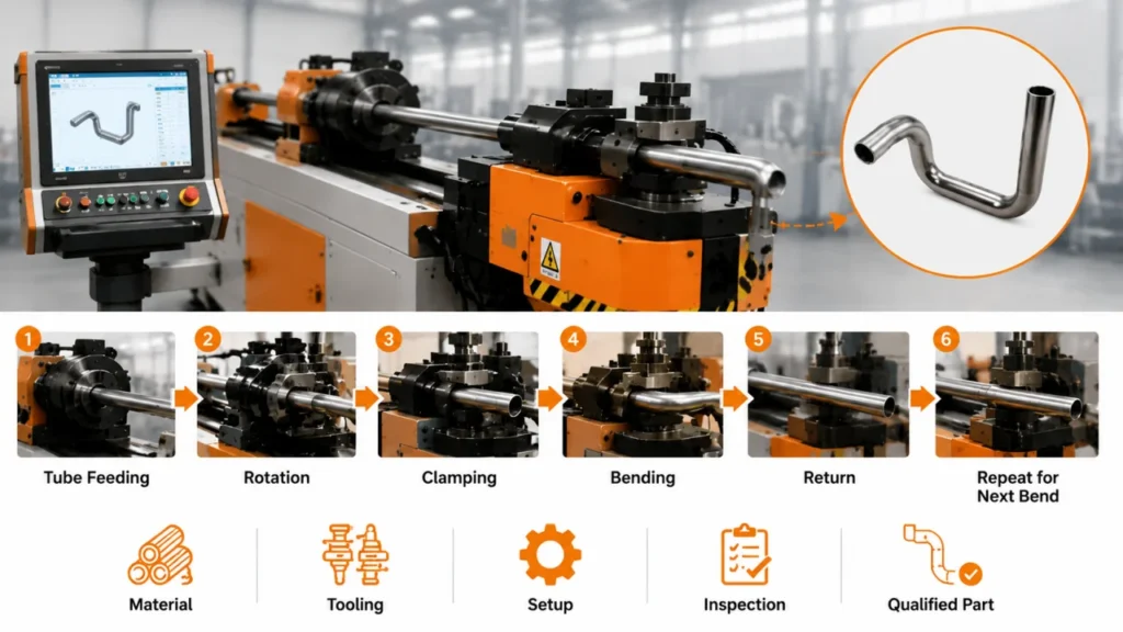 What a CNC Tube Bender Controls