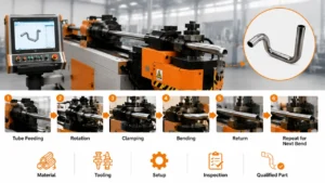 What a CNC Tube Bender Controls