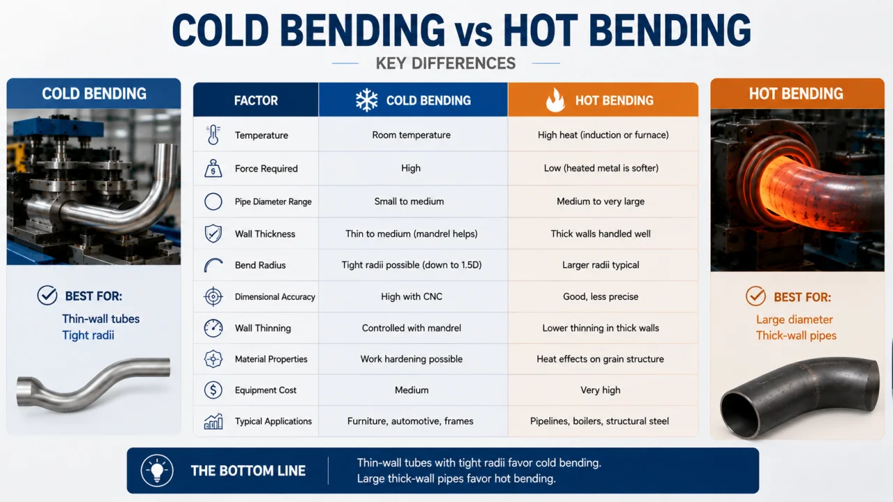 Cold Bending vs Hot Bending Key Differences