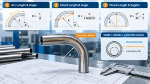 bending radius calculation