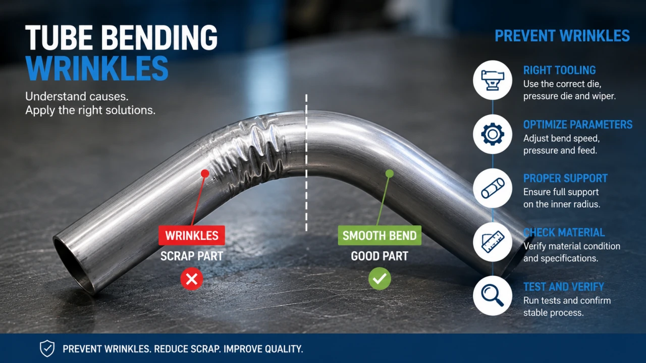 tube bending wrinkles
