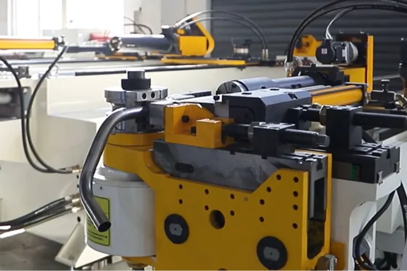 Project-based CNC pipe bending machine support