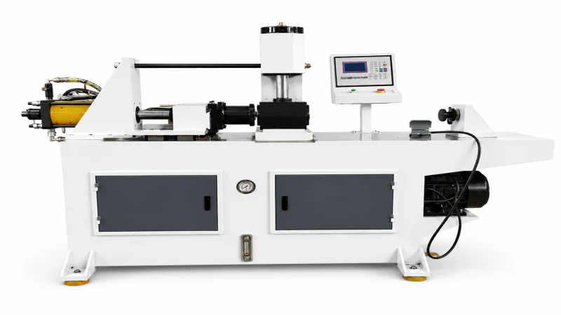 Tube end forming machine precision and validation